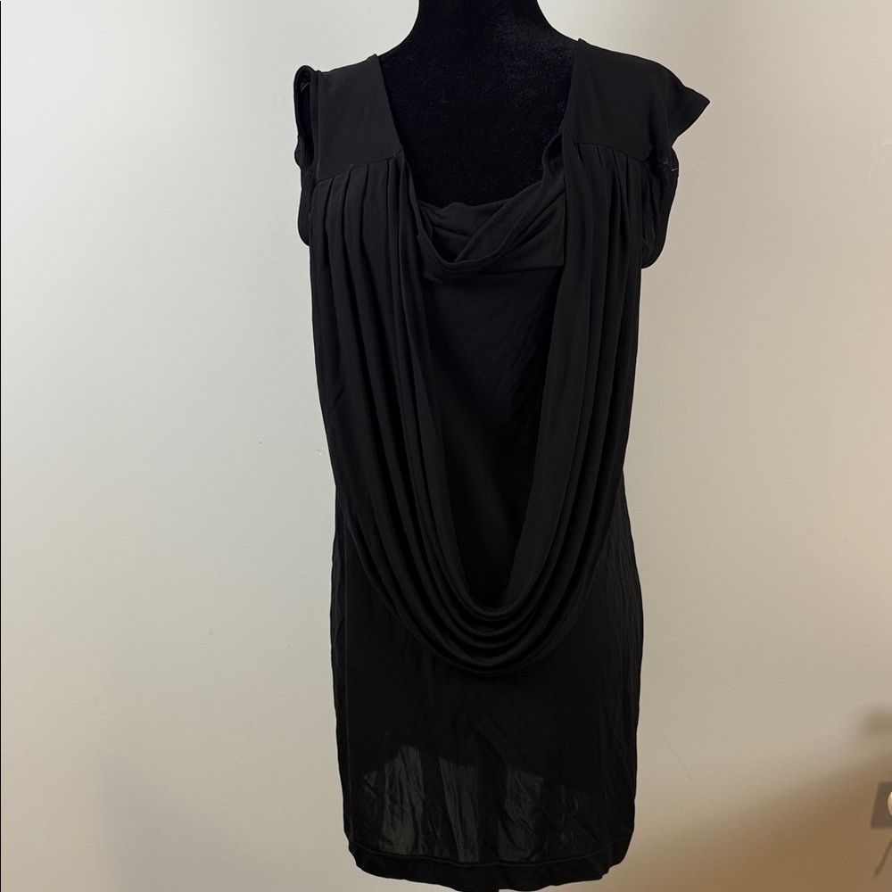 Club Monaco Black Tunic Top Size 0